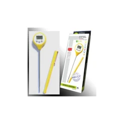 ALLA FRANCE Thermomètre Digital étanche à sonde jaune -50°C à +200°C New