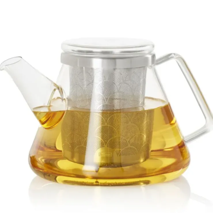 ADHOC Théière en Verre avec Filtre Inox 1 L New