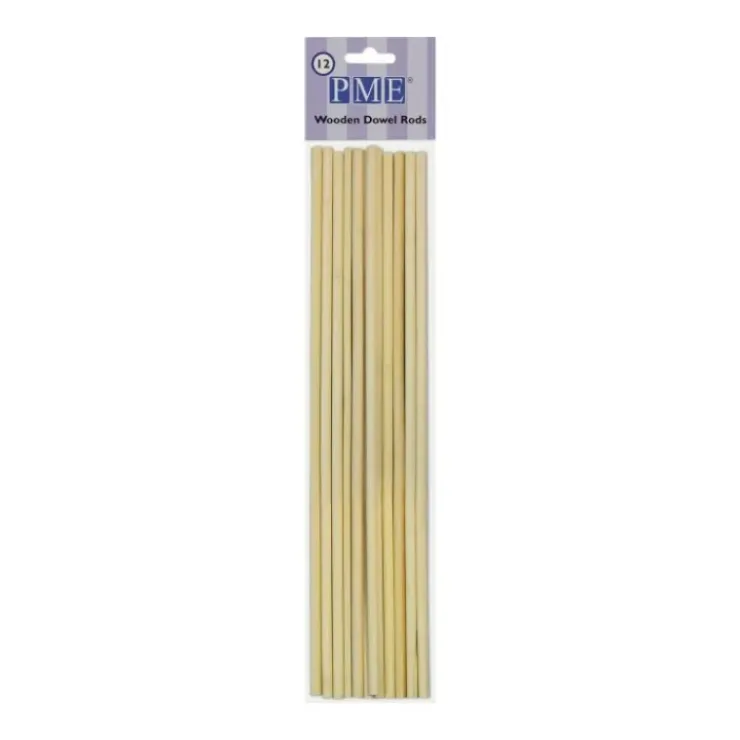 PME Tiges en Bois pour Pièce Montée 30 cm (x12) Sale