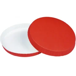 CUISINEADDICT Tourtière cannelée en Carton Optima Ø 17 cm H 2 cm New