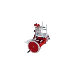 WISMER Trancheuse à Jambon Manuelle Rétro Rouge 250 mm Hot