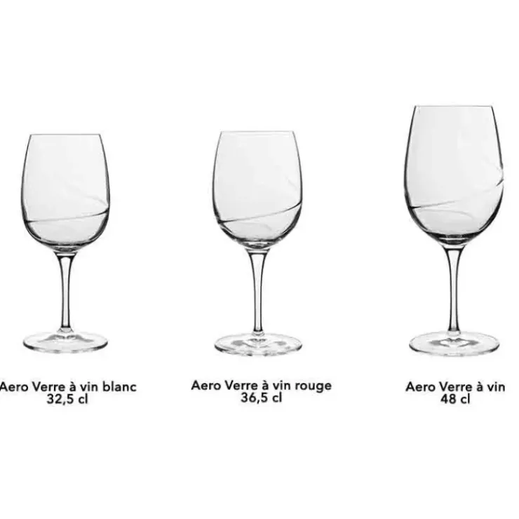 LUIGI BORMIOLI Verre à Vin Blanc 32.5 cl (x6) AERO Discount