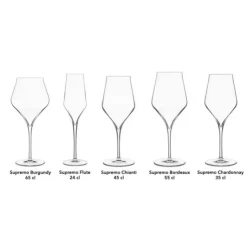 LUIGI BORMIOLI Verre à Vin Rouge Bordeaux 55 cl (x6) SUPREMO Discount