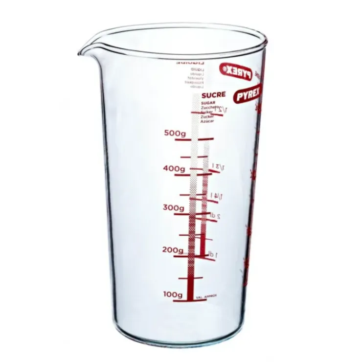 PYREX Verre Doseur en Verre 0,5 L Classic