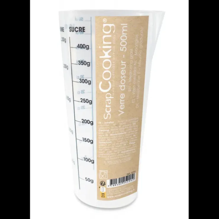 SCRAPCOOKING Verre Doseur Plastique 500 ml Best