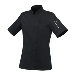 ROBUR Veste de Cuisine Femme Noire UNERA T.1 Outlet