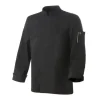 ROBUR Veste de Cuisine Mixte Noire Parement NERO T.6 manches longues Discount