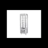 ROLLER GRILL Vitrine Réfrigérée Verticale 360 L avec 5 Plateaux Tournants Inox Clearance