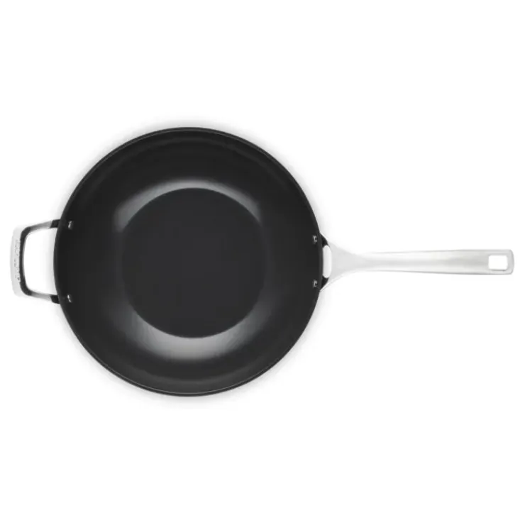 LE CREUSET Wok Antiadhérent Essentiel Céramique 30 cm Best