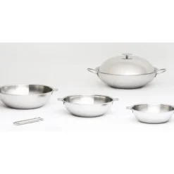 CRISTEL Wok Casteline Ø 28 cm Manche Amovible Inox Best
