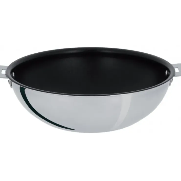 CRISTEL Wok Casteline Ø 28 cm Manche Amovible Anti-Adhésif Inox Sale