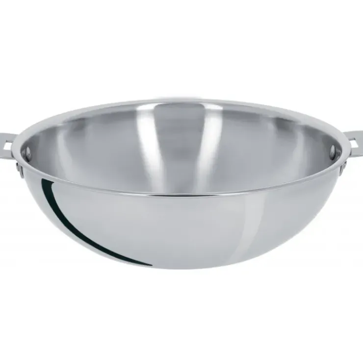 CRISTEL Wok Casteline Ø 24 cm Manche Amovible Inox