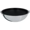 CRISTEL Wok Casteline Ø 24 cm Manche Amovible Anti-Adhésif Inox Hot