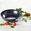 GREENPAN Wok en Céramique Ø 28 cm, collection BARCELONA PRO ™ Discount