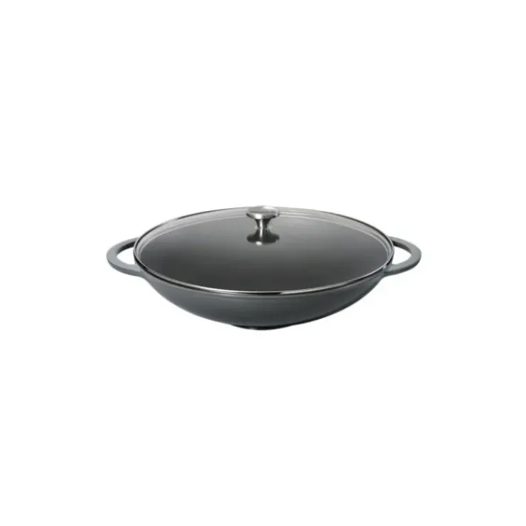 CHASSEUR Wok en Fonte 37 cm Caviar Online