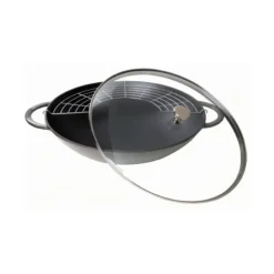STAUB Wok en Fonte 30 cm Gris Sale