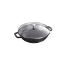 STAUB Wok en Fonte 30 cm Noir