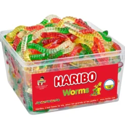 HARIBO Worms x 150 - Boîte Bonbon New
